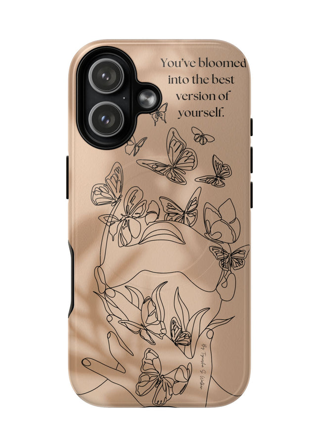 Butterfly Bloom Tough Magnetic Phone Case — "You’ve bloomed into the best version of yourself."