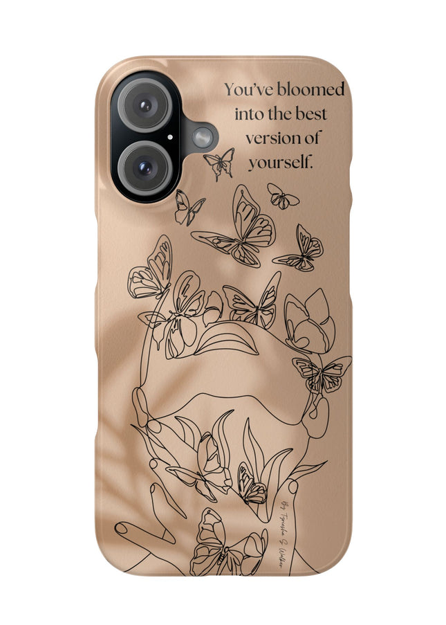 Ip16 Butterfly Bloom Phone Case — "You've bloomed into the best version of yourself"